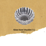 Glass Bowl Doyalex L ( Buddha offerings item )