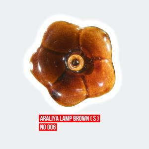 Araliya lamp brown S ( ceramic )