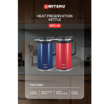 ELECTRIC KETTLE 1.8LTR - COLOR (WARM ) (MEK-118)