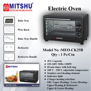 ELECTRIC OVEN W/R -30LTR (MEO-CK25B)