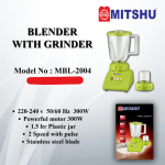 BLENDER WITH GRINDER 1.5LTR (MBL-2004)