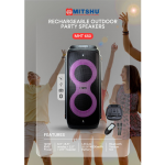 RECHARGEABLE SPEAKERS 120W 6.5"+6.5''  MHT-650