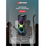 RECHARGEABLE SPEAKERS 80W 10"+10'' (MHT-8201)