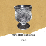 Wine glass  rattan (Buddha offerings item )